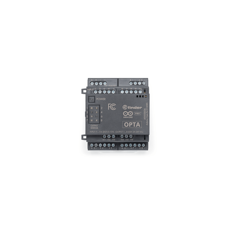 Expansión Digital Arduino Opta 16 Entradas 8 Relés IP20 | Precio México - Envío Inmediato | LM Soluciones